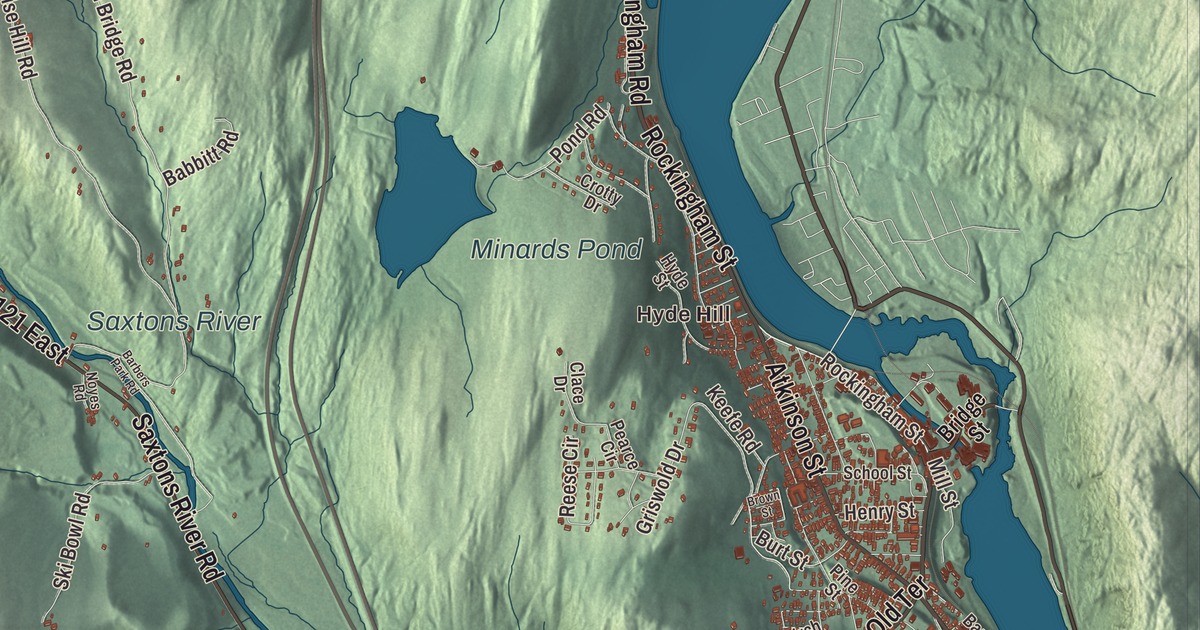 Map of Rockingham, Vermont in 2026