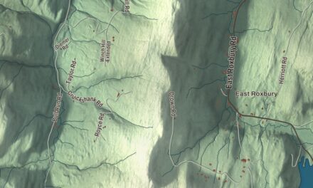 Map of Roxbury, Vermont in 2026