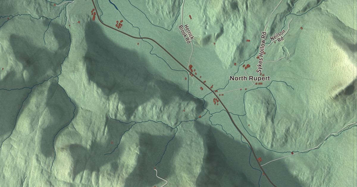 Map of Rupert, Vermont in 2026