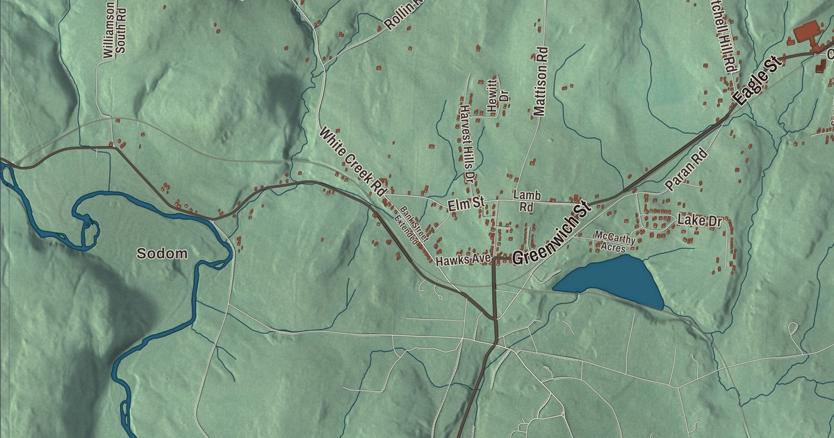 Map of Shaftsbury, Vermont in 2026