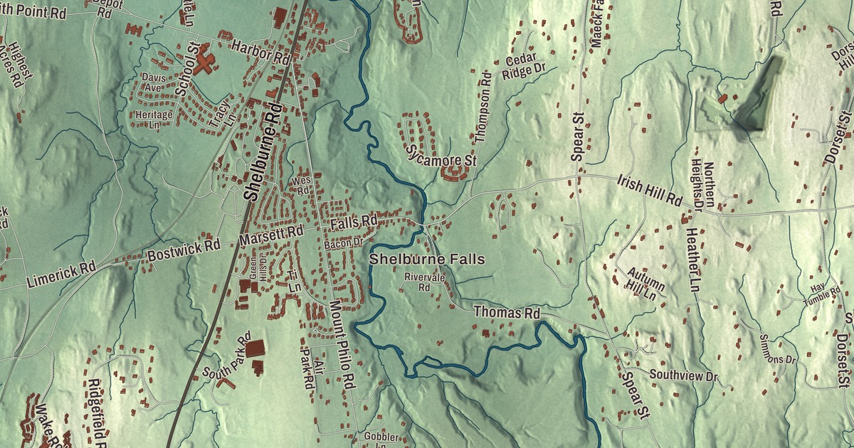 Map of Shelburne, Vermont in 2026