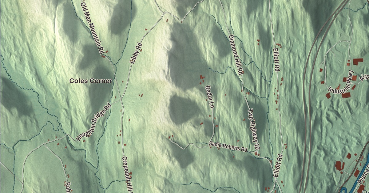 Map of St. Johnsbury, Vermont in 2026