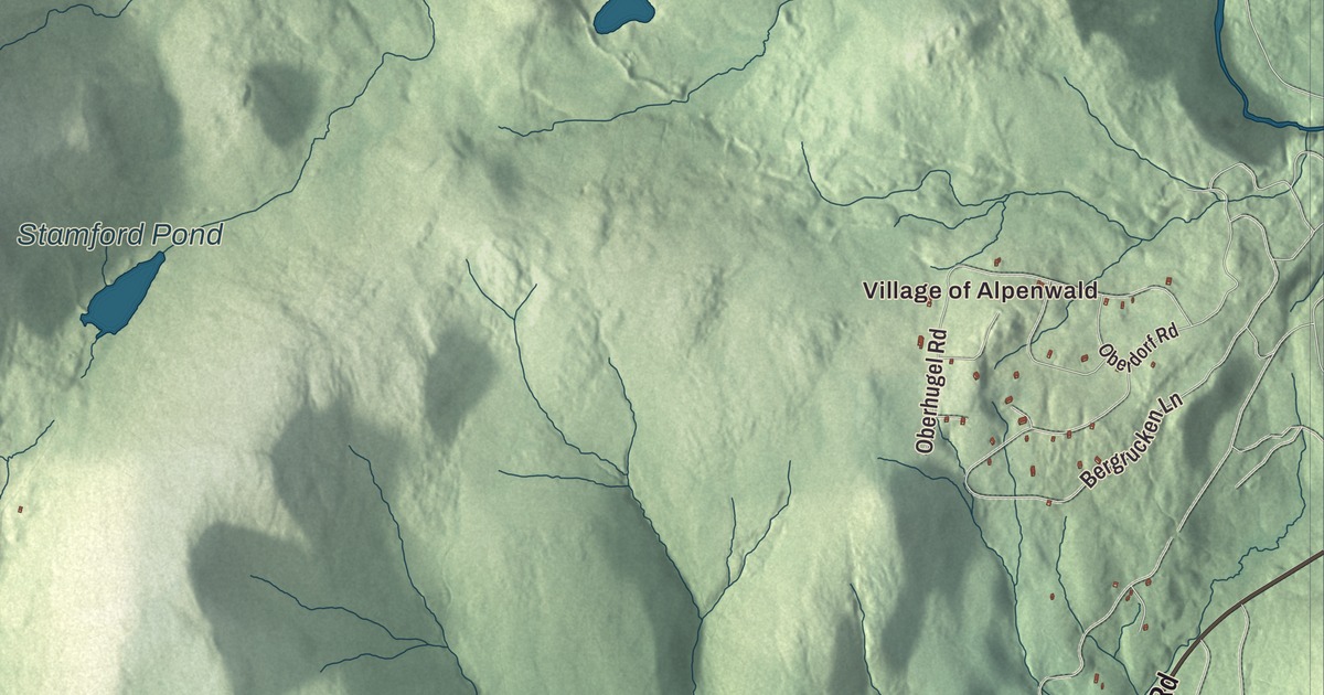 Map of Stamford, Vermont in 2026