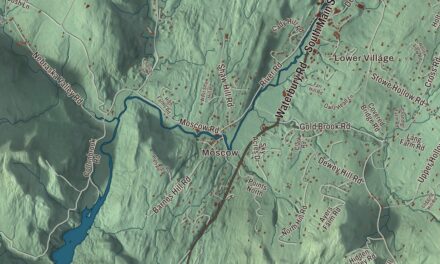 Map of Stowe, Vermont in 2026
