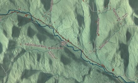 Map of Topsham, Vermont in 2026
