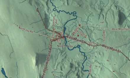 Map of Troy, Vermont in 2026