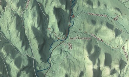 Map of Tunbridge, Vermont in 2026