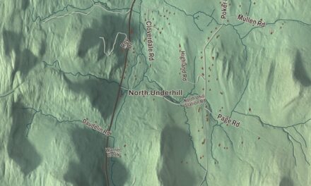 Map of Underhill, Vermont in 2026
