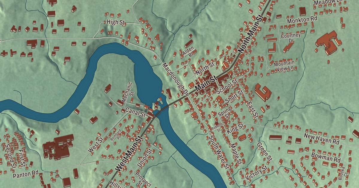 Map of Vergennes, Vermont in 2026