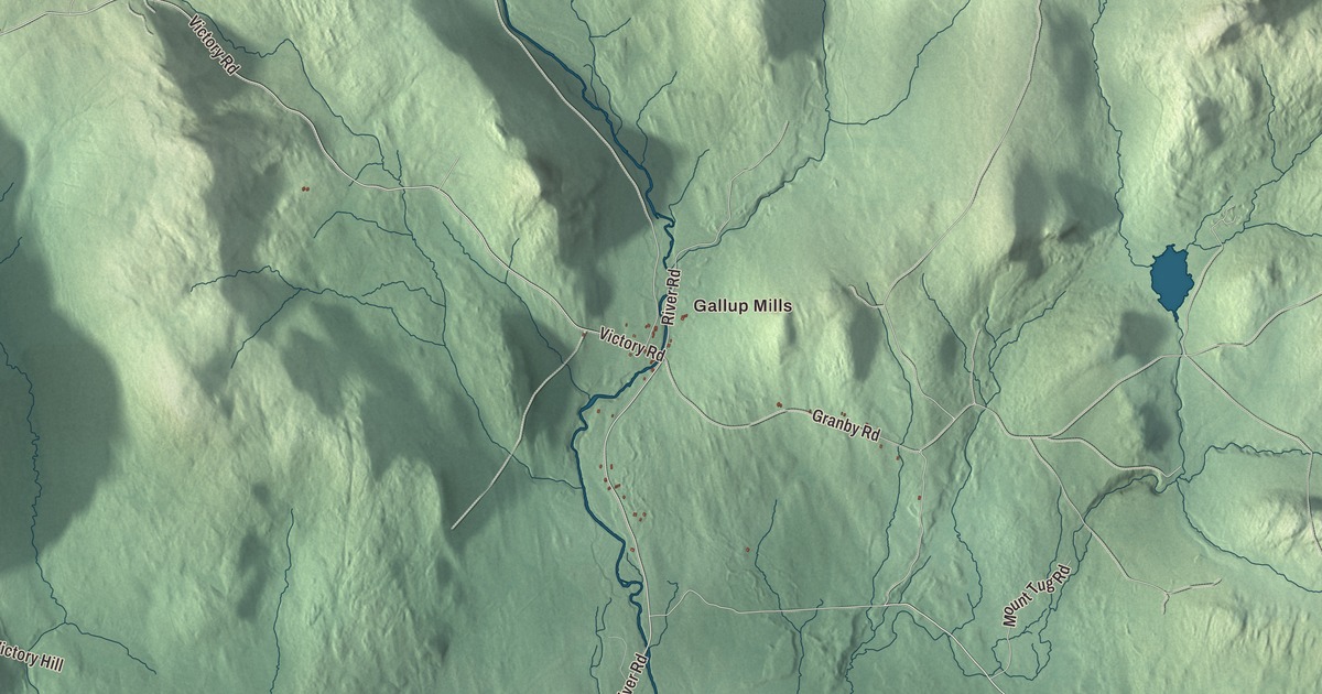 Map of Victory, Vermont in 2026