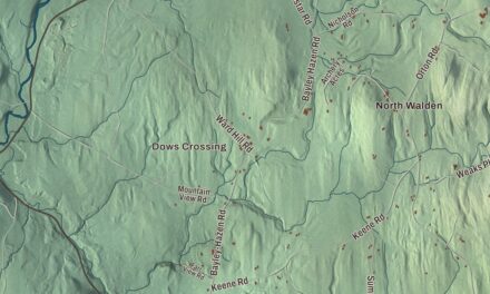 Map of Walden, Vermont in 2026