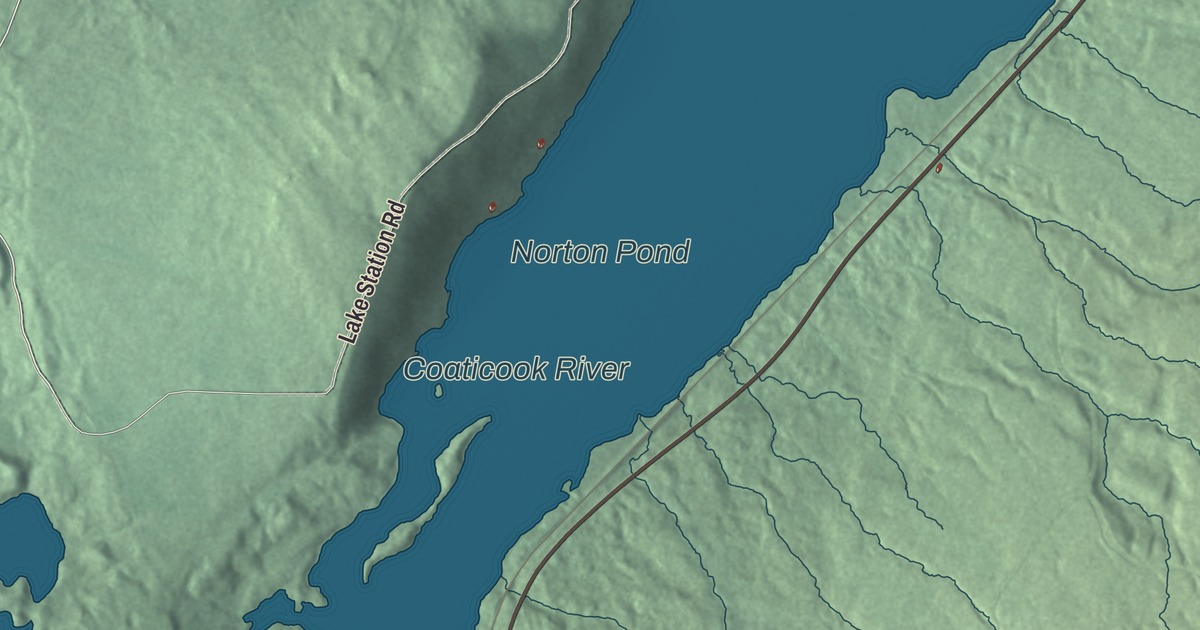 Map of Warren’s Gore, Vermont in 2026