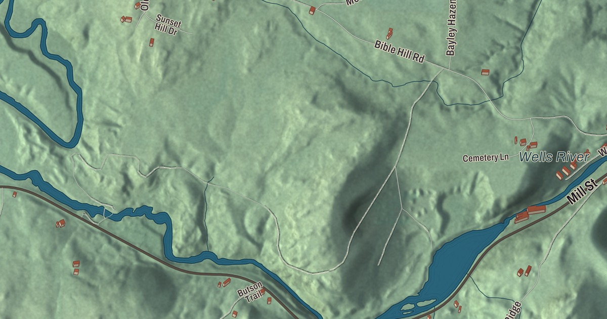Map of Wells River, Vermont