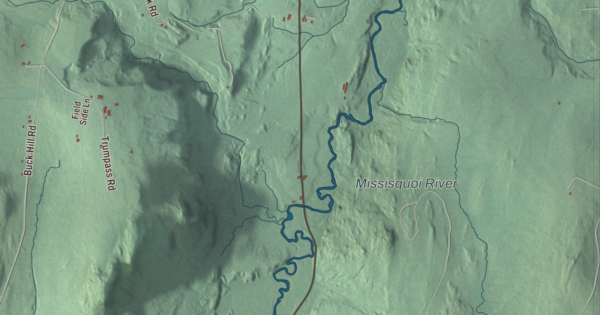 Map of Westfield, Vermont