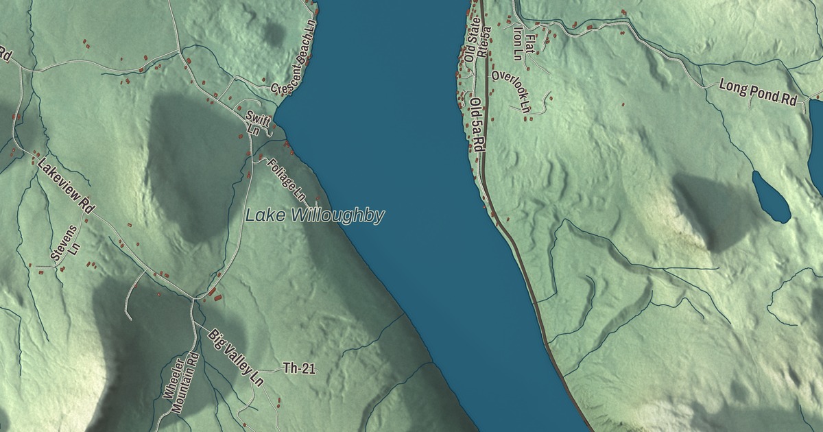 Map of Westmore, Vermont