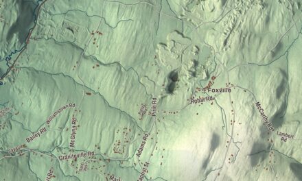 Map of Williamstown, Vermont, Drawn Like an Old Atlas
