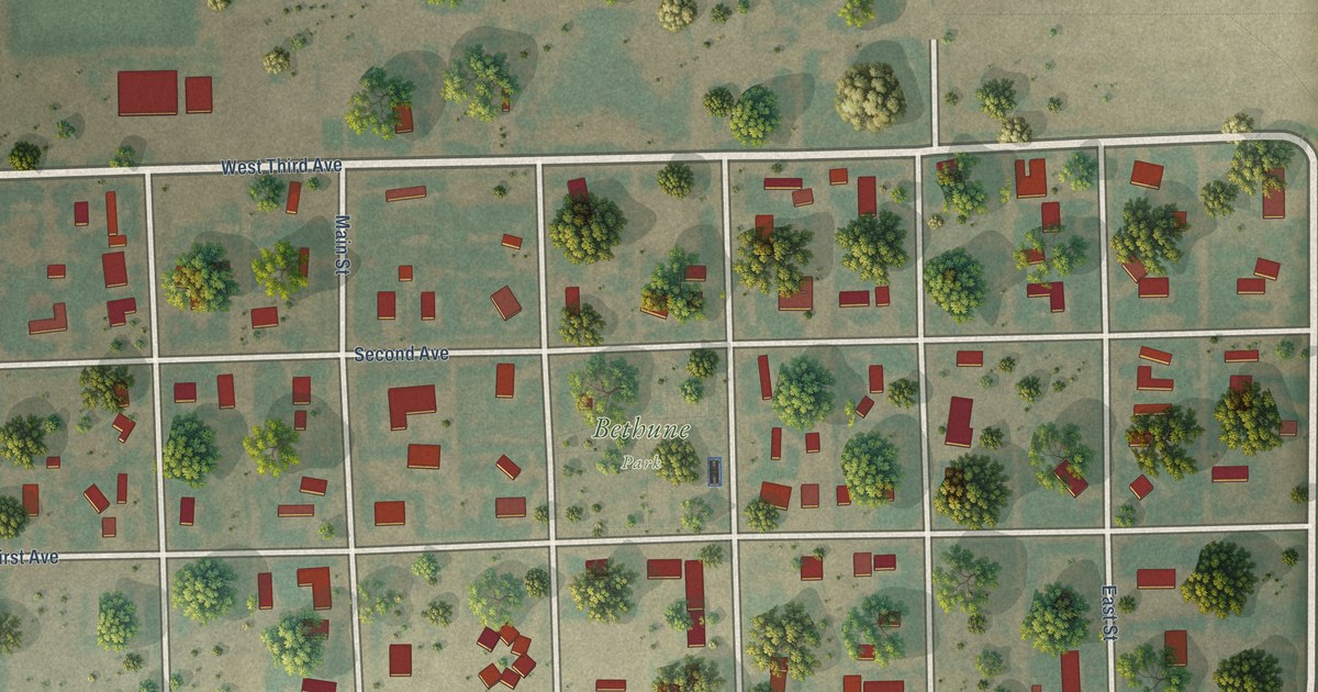Map of Bethune, Colorado in 2026