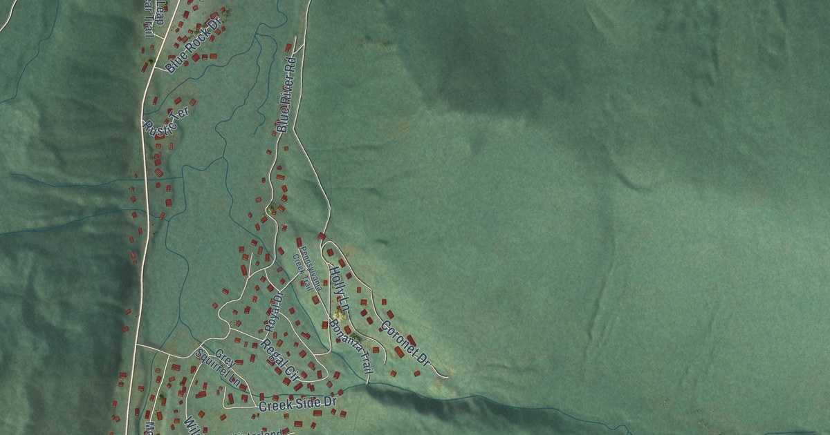 Map of Blue River, Colorado in 2026