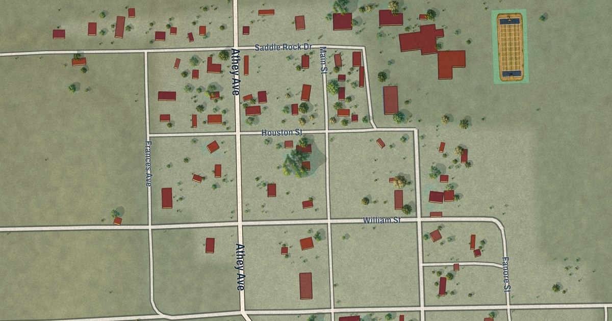 Map of Branson, Colorado in 2026