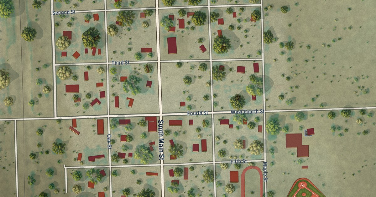 Map of Campo, Colorado in 2026