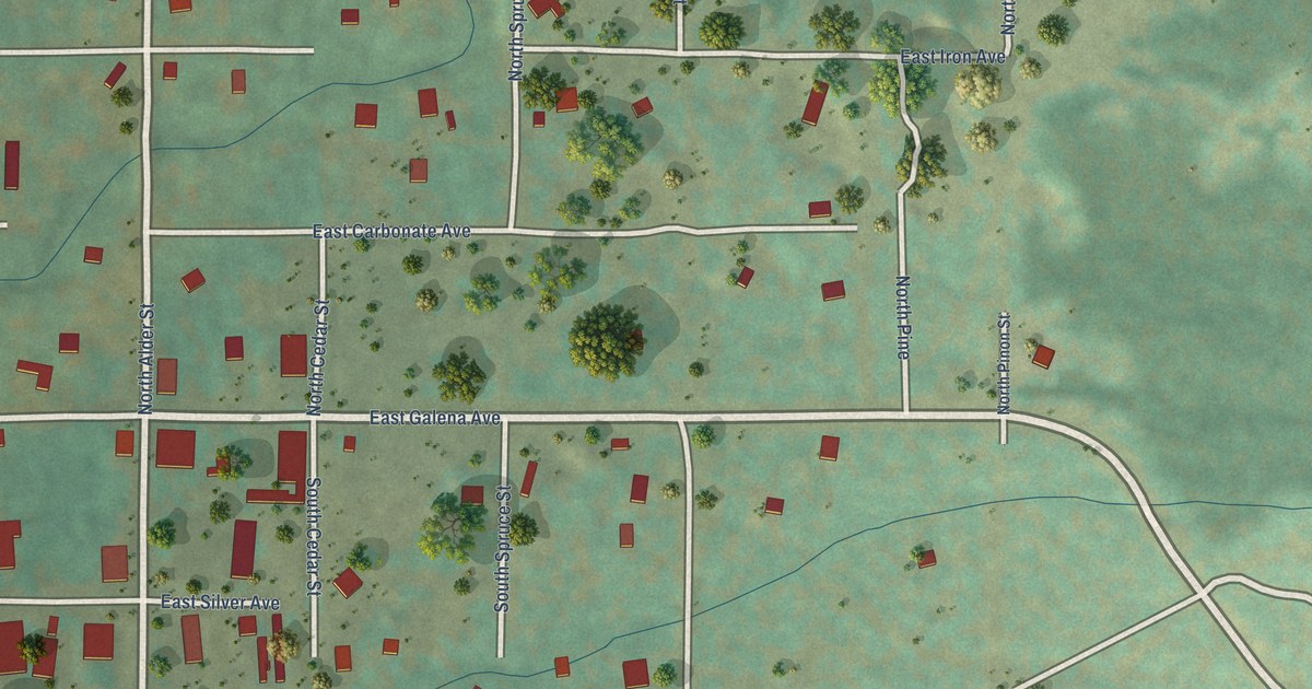Map of Crestone, Colorado in 2026