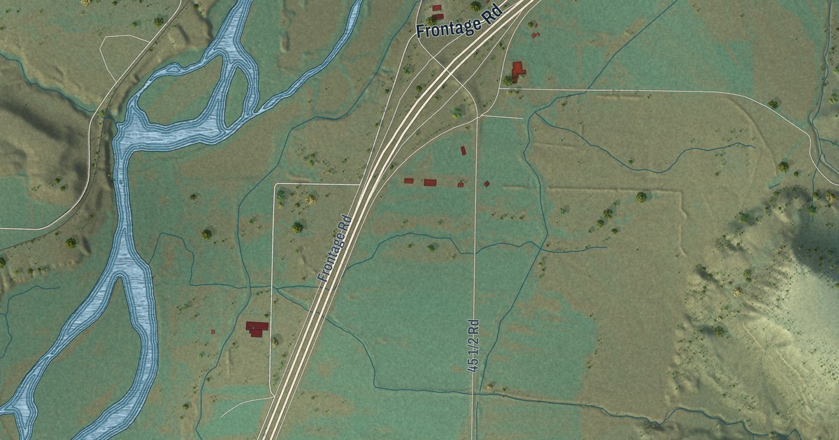 Map of De Beque, Colorado in 2026