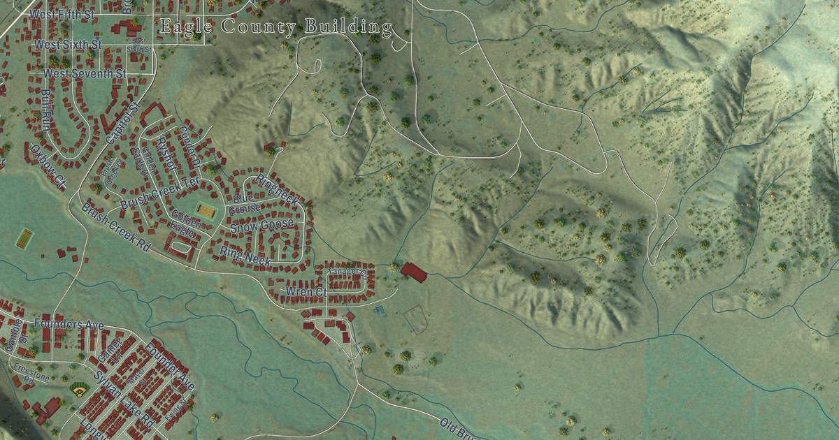 Map of Eagle, Colorado in 2026