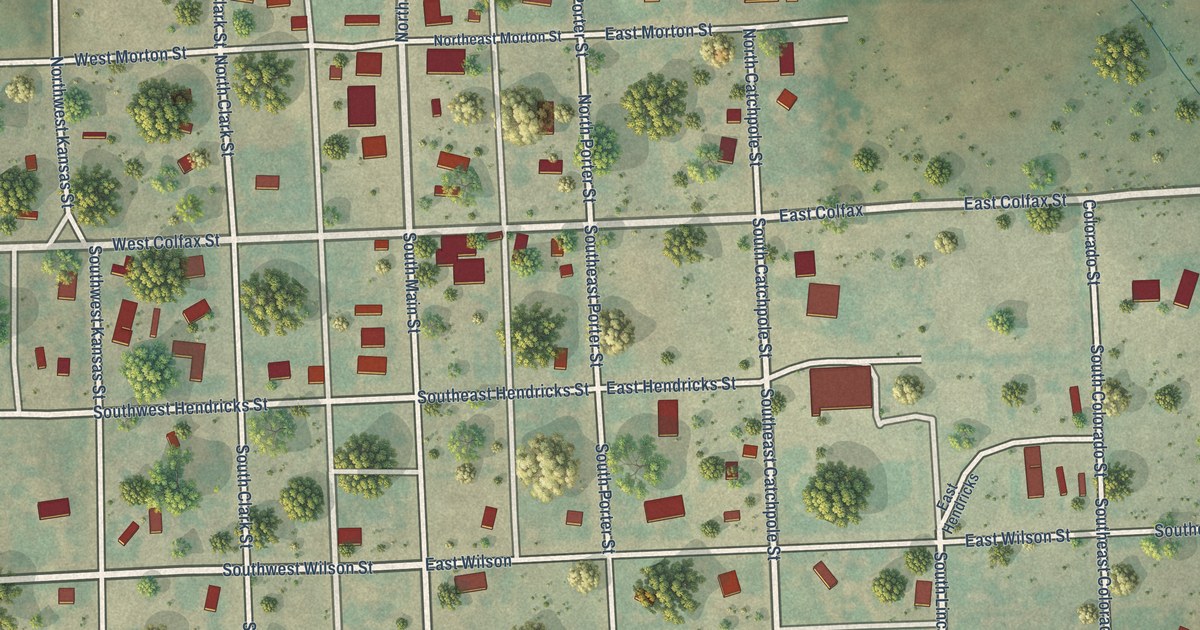 Map of Eckley, Colorado in 2026