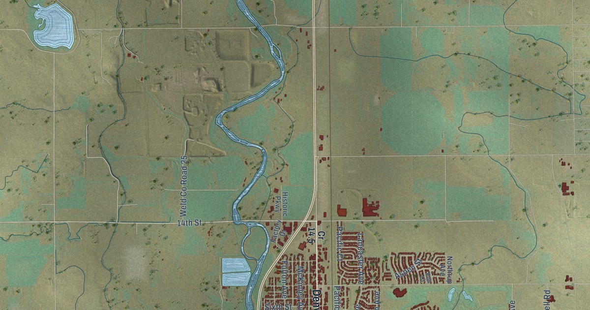 Map of Fort Lupton, Colorado in 2026