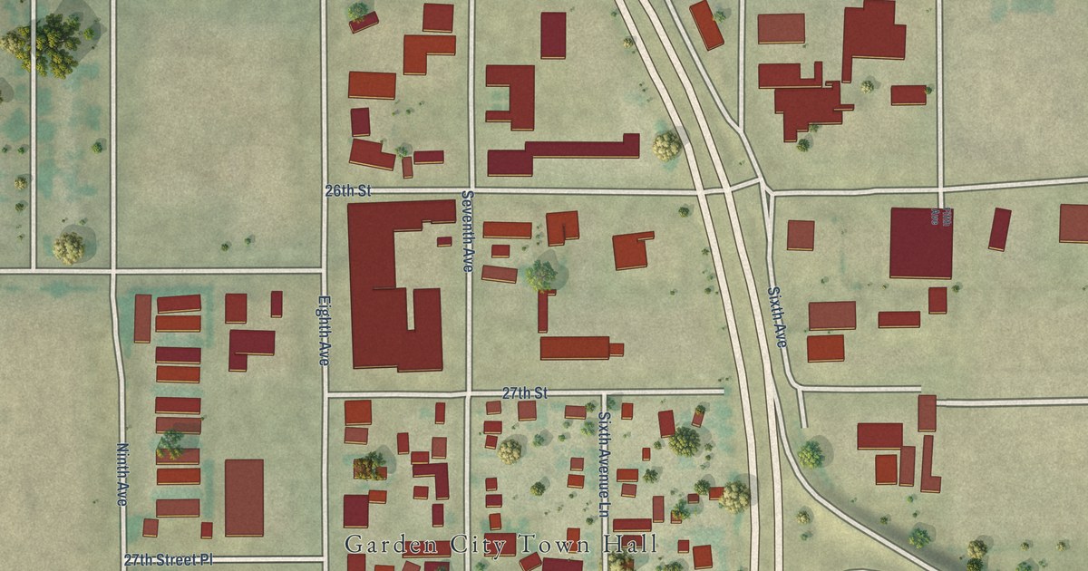 Map of Garden City, Colorado in 2026
