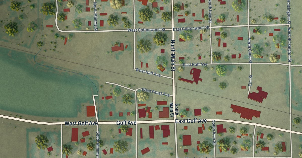 Map of Granada, Colorado in 2026