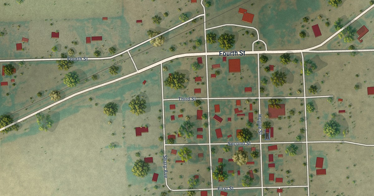 Map of Haswell, Colorado in 2026