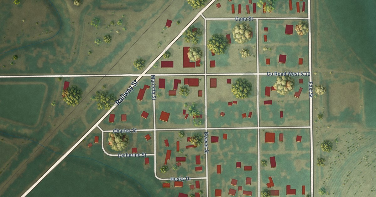 Map of Hillrose, Colorado in 2026
