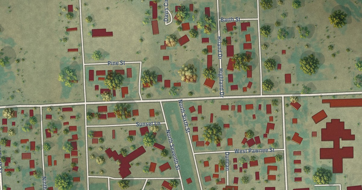 Map of Holly, Colorado in 2026