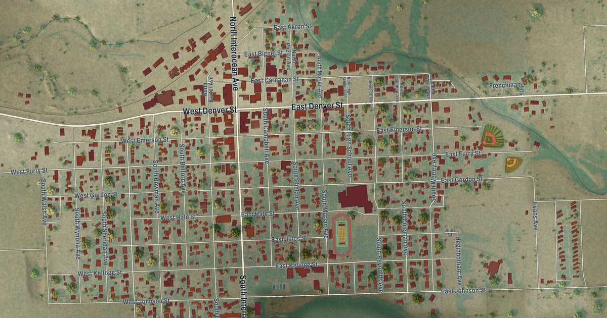 Map of Holyoke, Colorado in 2026