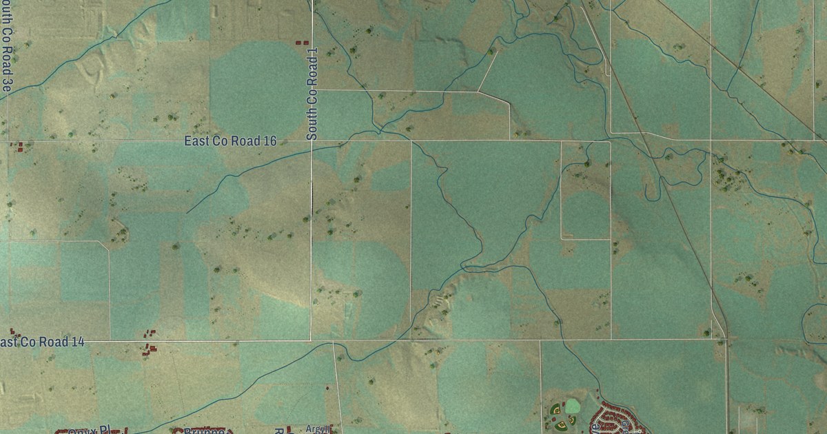Map of Johnstown, Colorado in 2026
