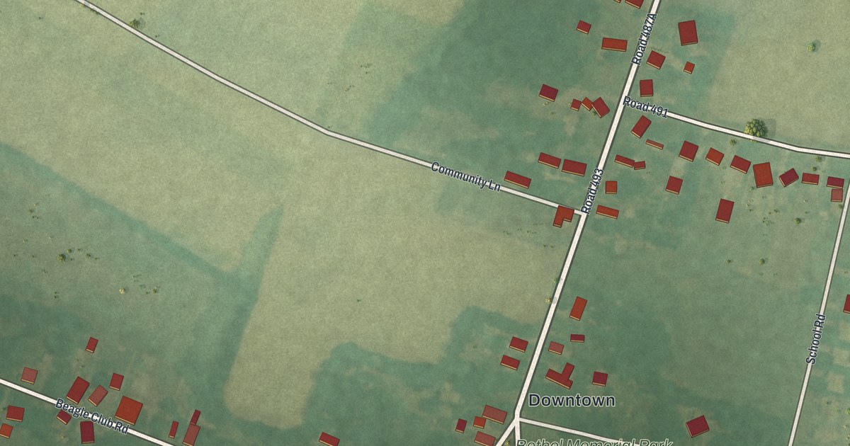 Map of Bethel, Delaware in 2026