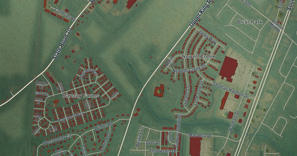 Map of Camden, Delaware in 2026