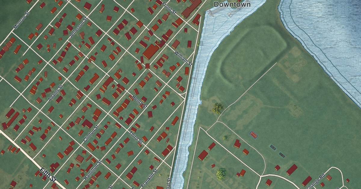 Map of Delaware City, Delaware in 2026