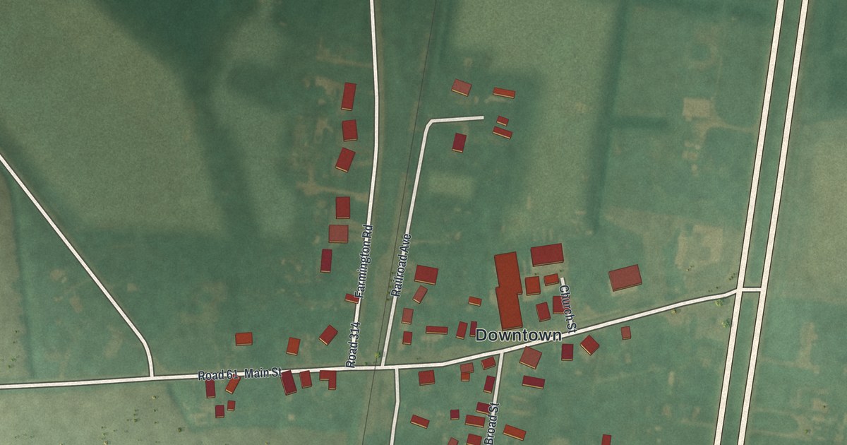 Map of Farmington, Delaware in 2026