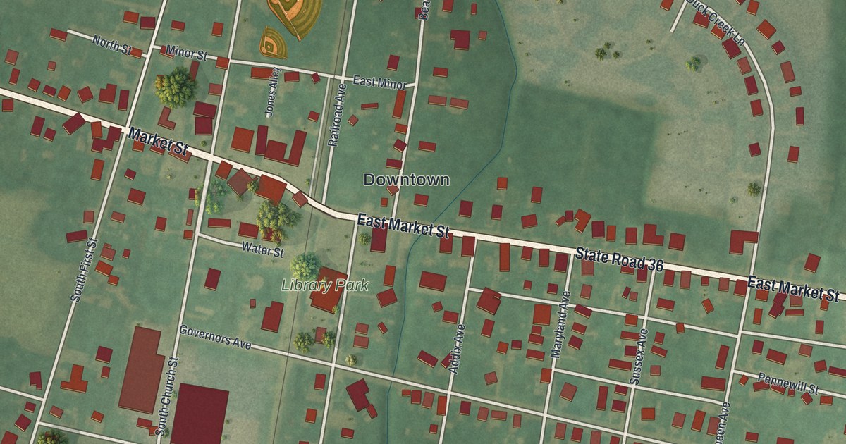 Map of Greenwood, Delaware in 2026
