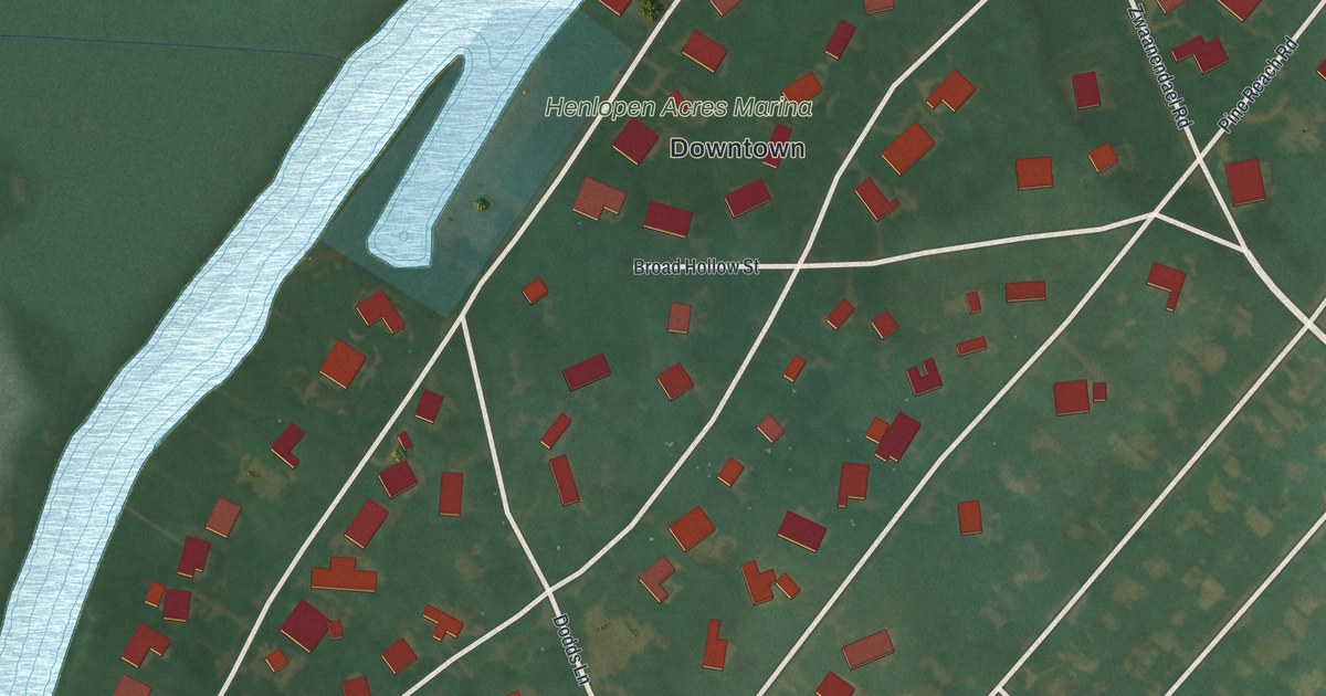Map of Henlopen Acres, Delaware in 2026