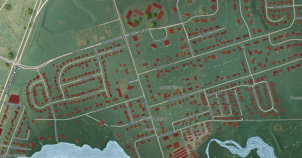 Map of Kent Acres, Delaware in 2026