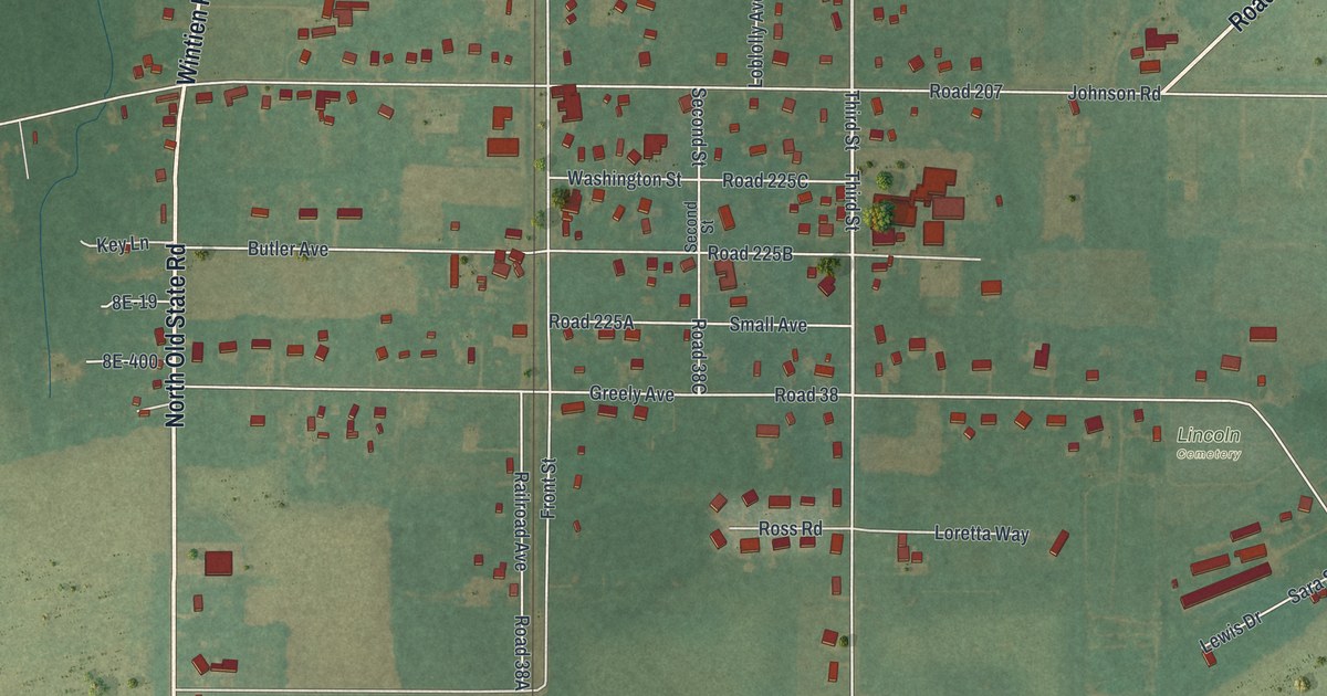 Map of Lincoln, Delaware in 2026