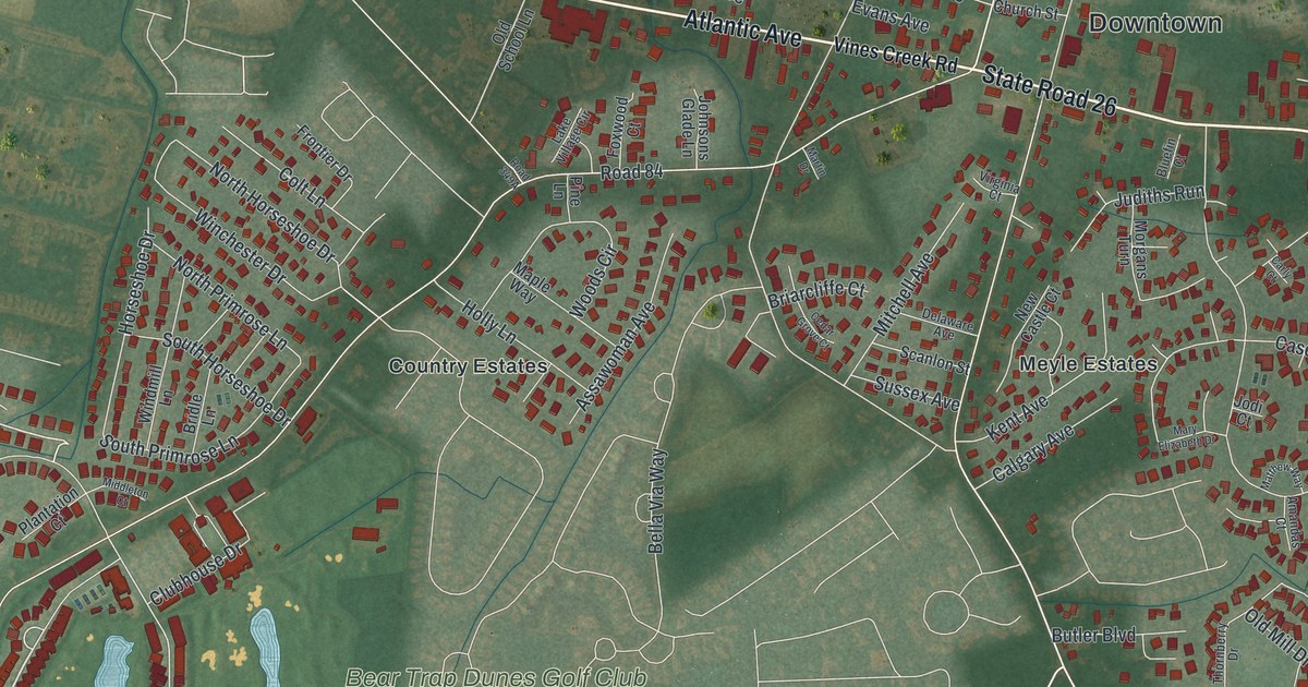 Map of Ocean View, Delaware in 2026