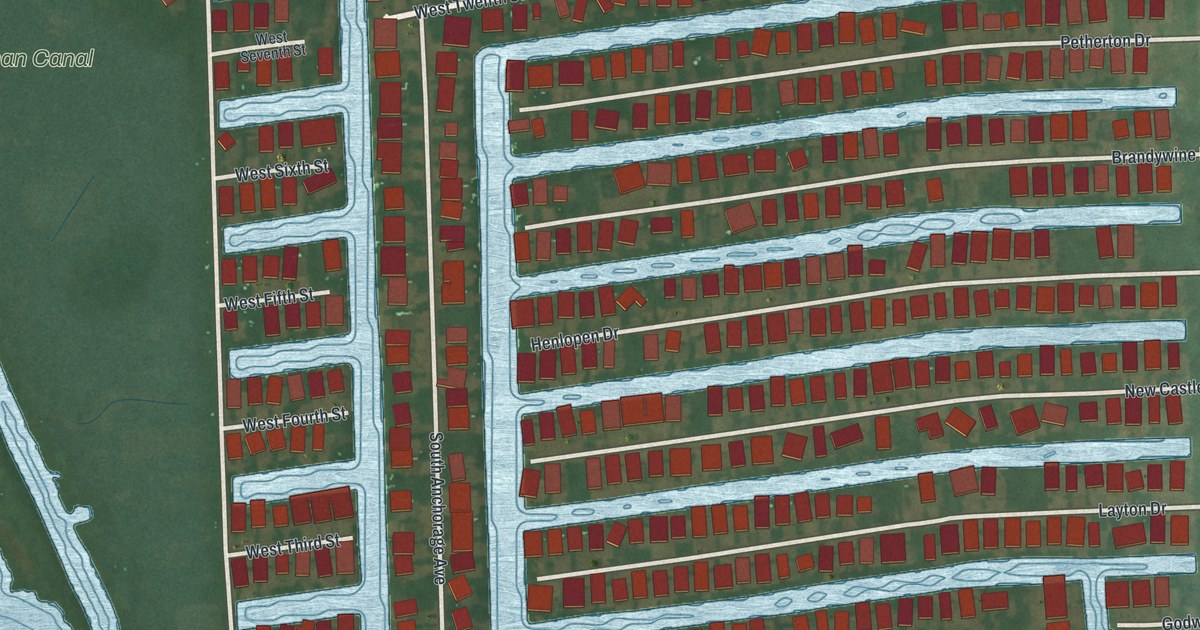 Map of South Bethany, Delaware in 2026