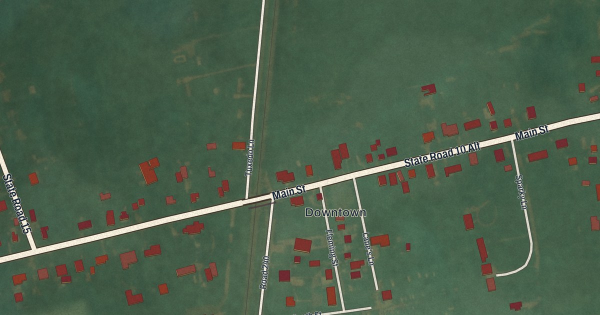 Map of Woodside, Delaware in 2026