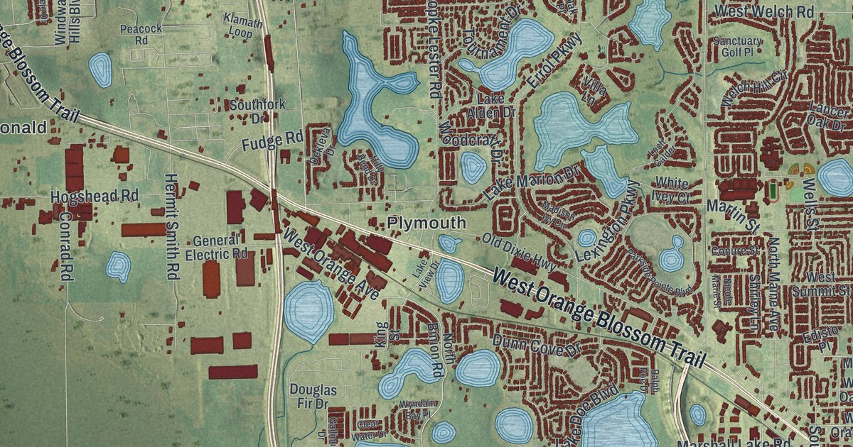 Map of Apopka, Florida in 2026