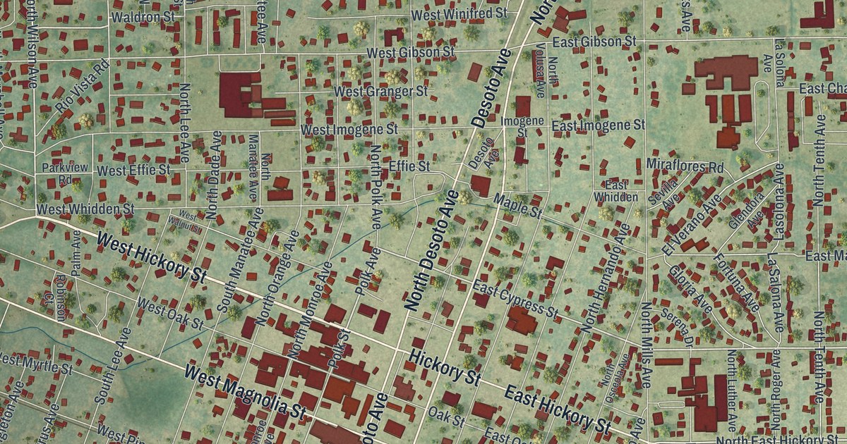 Map of Arcadia, Florida in 2026