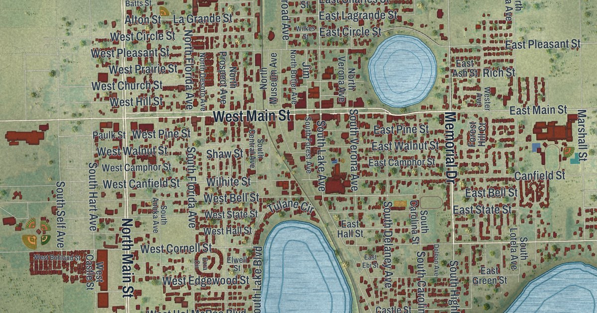 Map of Avon Park, Florida in 2026